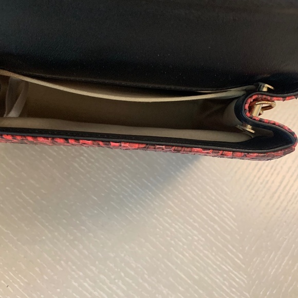 Jimmy Choo Pink/Black/Gold Leather Snakeprint Handbag - Picture 8 of 10